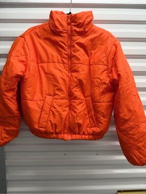 New Look Orange Puffer Jacket